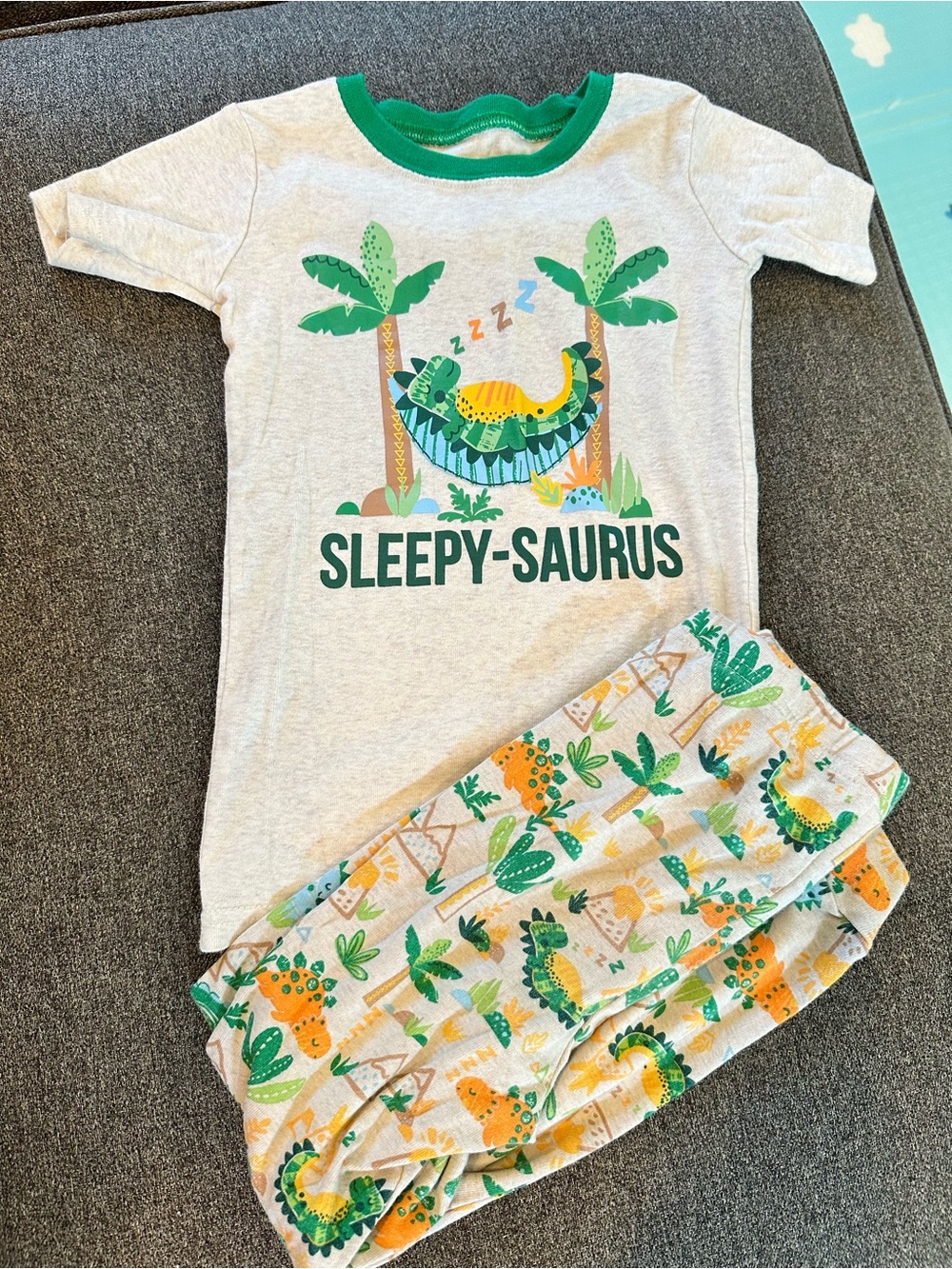 🤑EU PJ Place Snug Fit Dinosaur Kids' Pajama Set🤑
